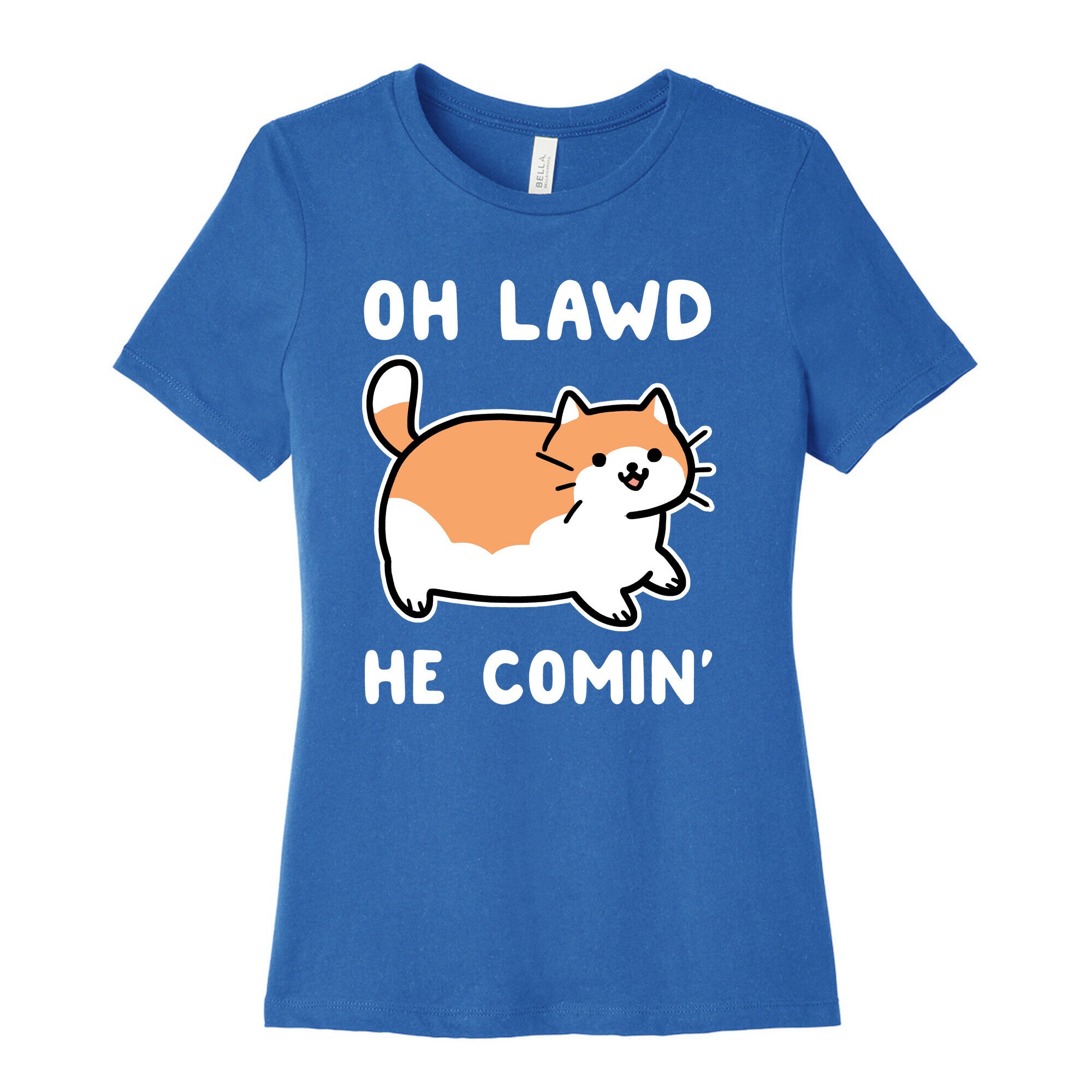 Oh Lawd, He Comin' Women's Cotton Tee
